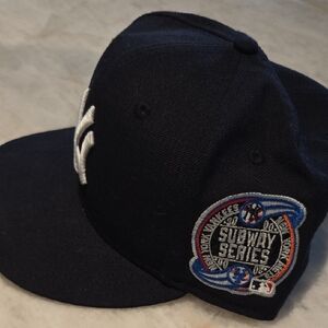 NY Yankee Subway Series Baseball Cap.New Era Cooperstown Collection 59FIFTY Cap